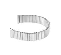 NVYRFS Bracelet de montre élastique en métal en acier inoxydable, 12mm 14mm 16mm 18mm 20mm, bracelet de remplacement universel for hommes et femmes(Sliver,14mm)