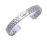 NVYRFS Bracelet de montre universel for femme en acier inoxydable fin, bracelet de rechange ajustable de 6 à 16 mm(Silver,10mm)