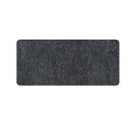 NVYRFS Tapis de Souris en Feutre de Grande Taille, Tapis de Souris de Jeu, Tapis de Protection antidérapant for Ordinateur de Bureau, Clavier, Grand Tapis de Souris antidérapant(Black,100X50cm)