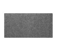 NVYRFS Tapis de Souris en Feutre for Accessoires de Jeu, Grand Format, Tapis d'écriture, Clavier, Souris, antidérapant, Protection de Bureau for Ordinateur de Bureau à Domicile(Dark Grey,90x40cm)