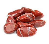Nvzi 10 Pack de Jaspe Rouge, Pierre Plate pour Les Mains, Pierre de guérison en Cristal, Pierre de Tambour polie, Pierre de Chakra, mélange de Pierre de Tambour, mélange de Pierres Semi - précieuses