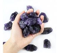 Nvzi Amethyste Pierre Naturelle, Pierre Precieuse Et Minéraux, Pierre Naturelle Lithotherapie, Cristaux Et Pierres Précieuses, Pierre De Protection Puissante Cristal De Roche, Deco Salon(450G)
