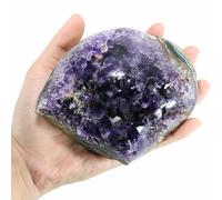 Nvzi Amethyste Pierre Naturelle Pierre Précieuse, Pierre Naturelle Lithothérapie, Amas Brut Pour Lithothérapie, Méditation, Pierre d'Améthyste Naturelle, Amas de Amethyste, Chakras (1000g)