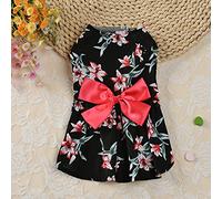 Nvzi -b Robe mignonne pour chiot, robe de princesse mignonne pour chiens de petite fille (A136, M)