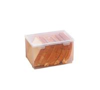 Nvzi Boîte de conservation de la fraîcheur de la maison, réfrigérateur de qualité alimentaire en plastique transparent spécial toast boîte de rangement de pain grillé, boîte de rangement de cuisine 1