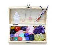 Nvzi Cristaux Et Pierres Précieuses, Cristaux Et Pierres Précieuses, Pierre Semi Precieuse Et Minéraux, Chakra, Lithotherapie Pierre De Protection Cristal, Kit Sorcellerie, Coffret Pierres Et Cristaux