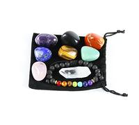 Nvzi Ensemble De Pierres De Chakra, Cristaux Et Pierres Précieuses, Pierre Semi Precieuse Et Minéraux, Lithotherapie Pierre De Protection Cristal, Kit Sorcellerie, Coffret Pierres Et Cristaux