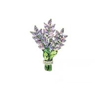 Nvzi Épingle à nourrice en cristal pour femme - Broche en tricot pour écharpe, revers ou col - Violet A