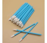 Nvzi Lot de 500 pinceaux à lèvres noirs pour maquillage, nail art, peinture, détails (bleu)