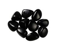 Nvzi Obsidienne Noire Pierre Naturelle Lot de 10 Pièces Brutes pour Lithothérapie, Protection Énergétique, Pierre Précieuse Enfant, Pierre d'Obsidienne Naturelle, Cristal de Roche, Minéraux et Chakras