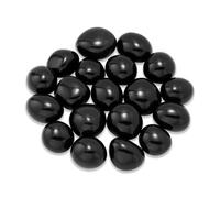 Nvzi Pierres d'obsidienne noire naturelles polies 0,2 kg