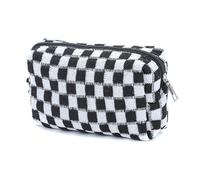 Nvzi Sac à bandoulière tissé pour femme - Sac fourre-tout tissé et sac de maquillage - Pour l'été - Tissage chic - Sac à main - 17 x 6,5 x 11 cm - Noir, noir, 6.69*2.55*4.33inch