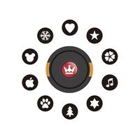 NVZPG AP Bouchon d'objectif 10 en 1 Bokeh Effects Filtre Bokeh Master Kit de Bouchon d'objectif for objectifs artistiques romantiques créatifs de Photographie de Nuit(77mm)