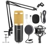NW-800 Microphone à Condensateur et NW-35 Réglable d'Enregistrement Bras de Suspension avec Support Antichoc et Kit de Montage Pince