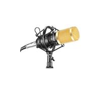 NW-800 Microphone Enregistrement Studio Radio Kit Inclus (1) Microphone à Condensateur Professionel Noir + (1) Support de Microphone Antichoc + (1)
