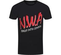 NWA Ruthless Records T-Shirt Straight Outta Compton Homme Noir - Taille XXL Noir G
