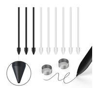 NWANTF Pointes de rechange souples en métal pour Samsung Galaxy Tab S9/S9FE+/S9 Ultra/S8/S8+/S8 Ultra/S7/S7 FE/S6/S6 Lite/S22/S23/S24 Ultra S, plastique + cuivre + pointes en titane + clip +