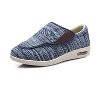 Nwarmsouth Pantoufle réglable orthopédique Wide Fit,Ajout d'engrais pour élargir Les Chaussures de vieillesse, Pantoufles postopératoires Bigfoot-2 Bleu Clair_40,Chaussons Patients diabétiques