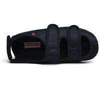 Nwarmsouth Viscoélastique Elargissement Chaussons,Sandales à éversion de Pouce enflé, Chaussures Ajustables pour Les Personnes âgées-41_ Bleu foncé,Pantoufle Santé pour âgées Pieds