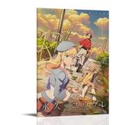 NWFWZP Impression sur toile « Dusk Beyond The End of The World » - Décoration murale - Décoration murale pour chambre à coucher - 20 x 30 cm - Style cadre