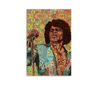 NWFWZP Poster sur toile James Brown - Chanteuses et chanteurs légendaires - Art mural décoratif pour chambre à coucher - 20 x 30 cm - Style sans cadre
