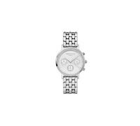 Rosefield Femme Montre The Gabby: Argent 33mm Boîtier Rond with Cadran Blanc and Bracelet Argent - NWS-N92