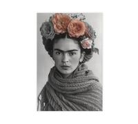 NWGACS Frida Kahlo Art 5 - Impression sur toile - Décoration pour chambre à coucher, bureau, chambre - Cadeau - Sans cadre - 50 x 75 cm