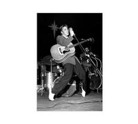 NWGACS Poster sur toile du chanteur Elvis Presley 5 - Décoration murale pour salon, chambre à coucher - Style sans cadre - 40 x 60 cm