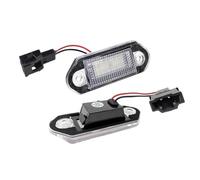 Nwirmtm Plaque D'immatriculation LED Pour Golf 3 Pour Jetta MK3 Gol G2 G3 Pour Vento Pour Octavia 2 Pièces LED Feux Arrière De Plaque D'immatriculation 18SMD 1H5943119