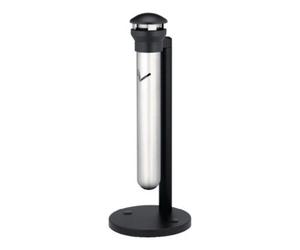 NWL Cendrier sur pied D394xH1000mm argent rond acier inoxydable RUBBERMAID Quantité:1