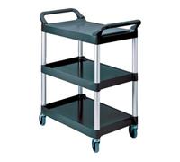 NWL Chariot à étages L854xl473xH959mm cap.charge tot. 90 kg 2 étages RUBBERMAID Quantité:1