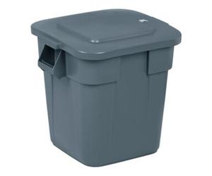 NWL Conteneur polyvalent gris RUBBERMAID 151,5L PE 595x595x730mm Quantité:1