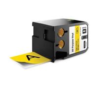 Dymo Ruban étiquettes vinyle XTL 1868775 multi-usage Noir sur jaune
