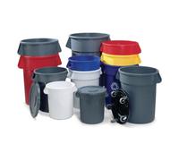 Couvercle pour collecteur Rubbermaid Brute gris 37,9L