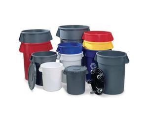 NWL RUBBERMAID Couvercle empilable gris foncé Ø 400 mm pour bac polyvalent 38 l Quantité:1