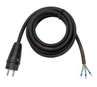 NWP Câble de raccordement Schuko 5 m 230 V 16 A IP54 TITANEX® H07RN-F 3G2,5, câble en Caoutchouc avec Embouts de câble