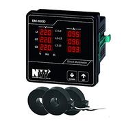 NWP EM-100D NW Testeur de tension et de fréquence 3 phases Noir 1 A 100 A
