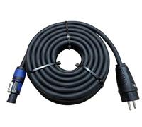NWP NAC3FXXA-W-L Power-in Câble d'alimentation 10 m Bleu vers fiche Schuko 230 V - 3 x 2,5 mm² - Câble en Caoutchouc - Bleu