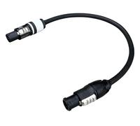NWP PowerCON NAC3FXXB-W-S powerCON TRUE1 Top Prise NAC3FX-W-TOP H07RN-F 3G1,5 Gris 0,5 m