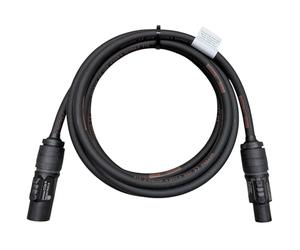 NWP PowerCON True1 Câble rallonge 3 m Fiche mâle vers fiche femelle PowerCON True1 Top 3 x 1,5 mm2 Câble en caoutchouc Câble gauche