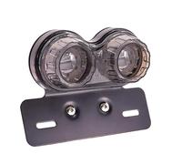 NWpangu Feu Arrière de Moto, Feux de Freinage Intégrés 40W avec Support de Plaque d'immatriculation pour Harly, Vélo de Rue, Cruiser, Chopper.