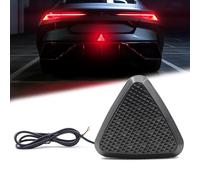 NWpangu Feu Arrière de Voiture 12v Position Haute 3ème Feu Stop Stroboscopique voyant d'avertissement Universel pour 12V Véhicule, Noir