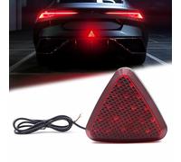 NWpangu Feu Arrière de Voiture 12v Position Haute 3ème Feu Stop Stroboscopique voyant d'avertissement Universel pour 12V Véhicule, Rouge