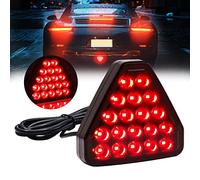 NWpangu Feu arrière de voiture, position haute 3ème feu stop universel véhicule stroboscopique voyant d'avertissement feu stop, coque noire