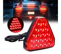 NWpangu Feu arrière de voiture, position haute 3ème feu stop universel véhicule stroboscopique voyant d'avertissement feu stop, coque noire