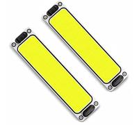 NWpangu Panneaux lumineux intérieurs à LED, 12V 24V 108 COB Lampes décoratives pour camping-car avec plafonniers à interrupteur pour camping-car, caravane, dôme de camping-car.