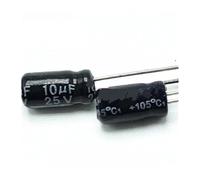 NWPNLXEA 1000pcs/lot T02 25V 10UF Aluminum electrolytic Capacitor Size 4 * 7 10UF25V 20%