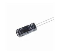 NWPNLXEA 100pcs 33uF 35V 33MFD 35WV 5 * 11mm Aluminum Electrolytic Capacitor Radial