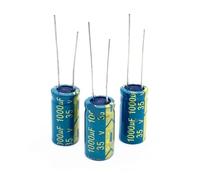 NWPNLXEA 100pcs/lot T36 Low ESR/Impedance High Frequency 35v 1000UF Aluminum electrolytic Capacitor Size 10 * 17 1000UF35V 35V1000uf 20%