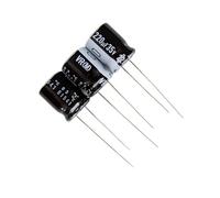NWPNLXEA 10PCS/100PCS VR Series 220uF/35V Electrolytic Capacitors 35V/220uF 10×12.5 (100PCS)